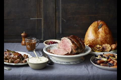 Aldi's Specially Selected sirloin in beef is flavoured with white truffle, offering a tasty alternative to the traditional turkey.